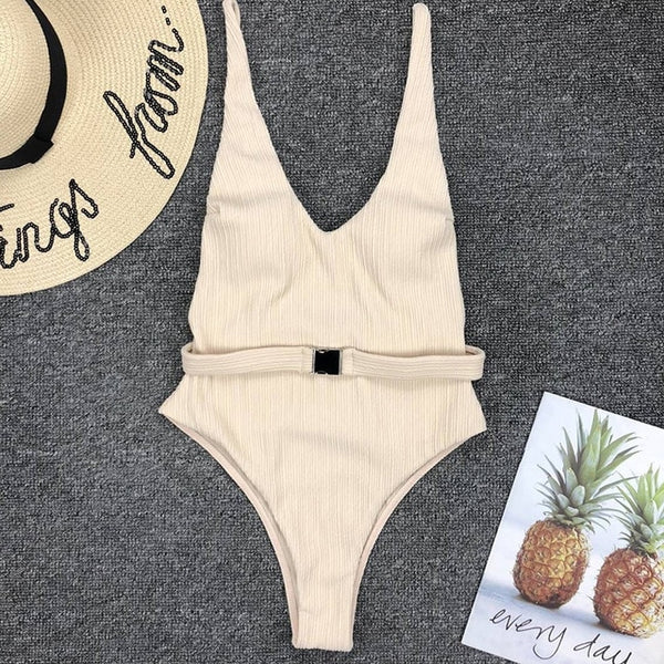 Sexy Swimwear Women 2019 Solid Swimming for One Piece Swimsuit Women Bathing Suit Bikini Female Monokini maillot de bain femme