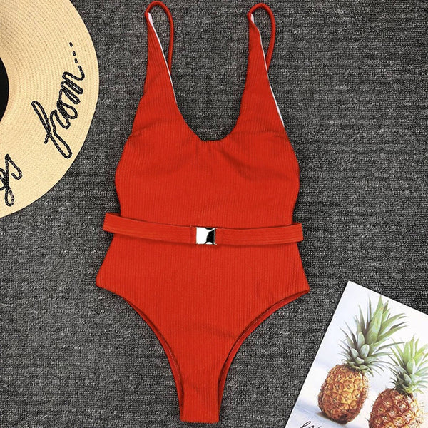 Sexy Swimwear Women 2019 Solid Swimming for One Piece Swimsuit Women Bathing Suit Bikini Female Monokini maillot de bain femme