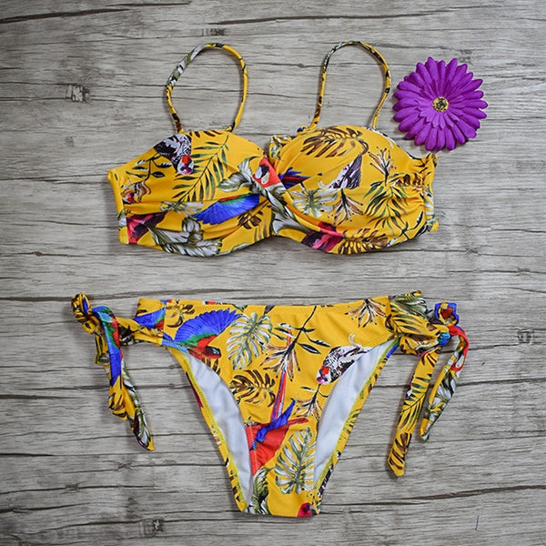 Solide Bandeau Bikini Set 2020 Sexy Badeanzug Frauen Bikini Brasilianische Tanga Bademode Weibliche Halter top Badeanzug Schwimmen Tragen