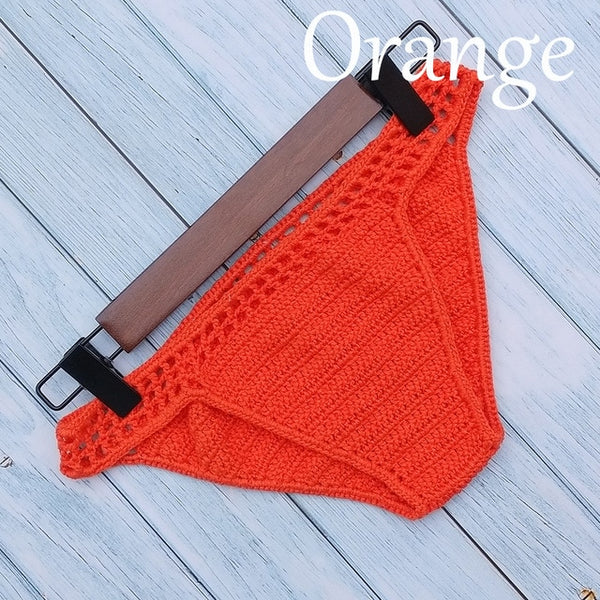 Have Lining Bikini Bottoms Plus Size 2020 Women Sexy Crochet Thong Bikini Swimwear Handmade Swimsuit Knitting Shorts