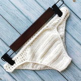 Have Lining Bikini Bottoms Plus Size 2020 Women Sexy Crochet Thong Bikini Swimwear Handmade Swimsuit Knitting Shorts