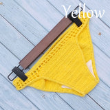 Have Lining Bikini Bottoms Plus Size 2020 Women Sexy Crochet Thong Bikini Swimwear Handmade Swimsuit Knitting Shorts
