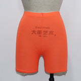 OMSJ New High Waist Women Sexy Neon Green Pink Perspective Mesh Sheer Swim Shorts Bikini Bottom Cover Up Solid Beachwear