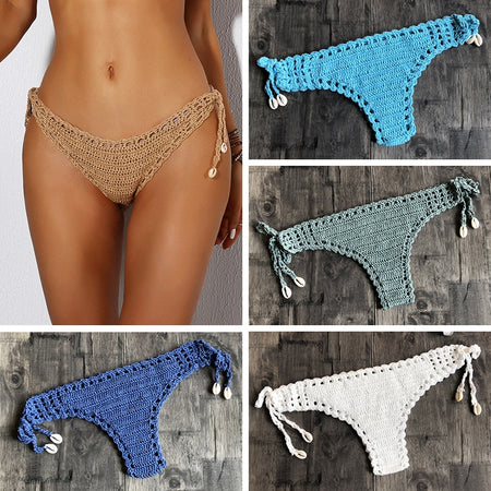 New Womens Sexy Brazilian Bowknot Bikini Swimwear Beach Bathing Suit Bottom S-XL