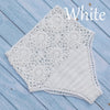 High Waist Bikini Plus Size Bottoms Thong Womens 2020 Crochet Flower Hollow Out Swimsuit Shorts Brazilian Bikini Swimwear