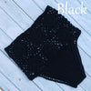 High Waist Bikini Plus Size Bottoms Thong Womens 2020 Crochet Flower Hollow Out Swimsuit Shorts Brazilian Bikini Swimwear
