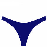 Brazilian Cheeky Bottom Thong V Swimsuit Bottom Bikini T-Back Swimwear Swim Shorts Beach Pants Hipster Briefs Thong Underwear