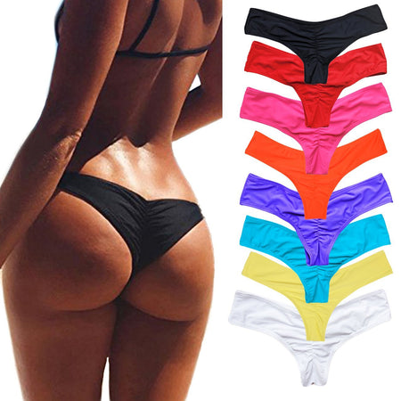 New Womens Sexy Brazilian Bowknot Bikini Swimwear Beach Bathing Suit Bottom S-XL
