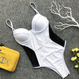 Peachtan Hollow out one piece swimsuit female Push up sexy swimwear women bathing suit Monokini bikini 2020 Summer beach wear