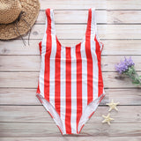 2020 Sexy Stripes Swimwear Women Backless One piece Swimsuit Badpak Monokini  Maillot femme  Bikini Maio Biquini Mujer Trikini